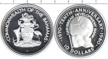 Продать Монеты Багамские острова 10 долларов 1980 Серебро