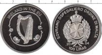 Продать Монеты Мальта 100 лир 2004 Медно-никель