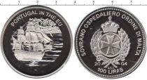 Продать Монеты Мальта 100 лир 2004 Медно-никель