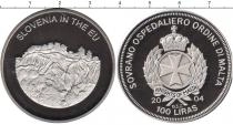 Продать Монеты Мальта 100 лир 2004 Медно-никель