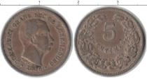 Продать Монеты Люксембург 5 сентим 1908 Медно-никель