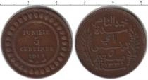 Продать Монеты Тунис 1 франк 1912 Медь