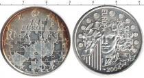 Продать Монеты Франция 1/4 евро 2004 Серебро