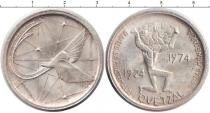 Продать Монеты Гватемала 1 кетцаль 1974 Серебро
