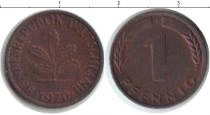 Продать Монеты ГДР 1 пфенниг 1970 Медь