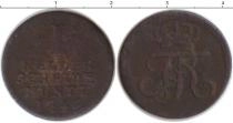 Продать Монеты Пруссия 1 хеллер 1746 Медь
