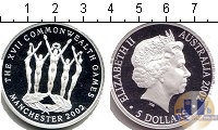Продать Монеты Австралия 5 долларов 2002 Серебро
