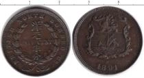 Продать Монеты Борнео 1/4 цента 1890 Медь