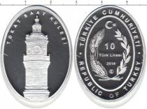 Продать Монеты Турция 10 лир 2014 Серебро