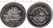 Продать Монеты Либерия 5 долларов 2003 Медно-никель