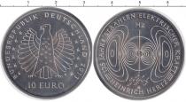Продать Монеты ФРГ 10 евро 2002 Серебро