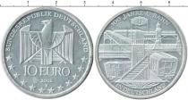 Продать Монеты ФРГ 10 евро 2002 Серебро