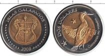 Продать Монеты Галапагосские острова 10 долларов 2008 Биметалл