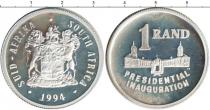 Продать Монеты ЮАР 1 ранд 1994 Серебро