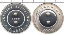 Продать Монеты Литва 1 лат 2000 Серебро