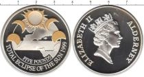 Продать Монеты Олдерни 5 фунтов 1999 Серебро