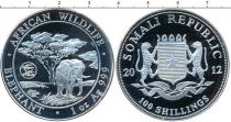 Продать Монеты Сомали 100 шиллингов 2012 Серебро