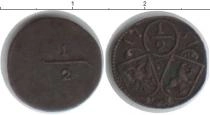 Продать Монеты Монфорт 1/2 крейцера 1737 Медь