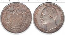 Продать Монеты Саксен-Альтенбург 1 талер 1866 Серебро