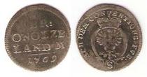 Продать Монеты Бранденбург-Ансбах 2 1/2 крейцера 1769 Серебро