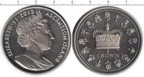 Продать Монеты Аскенсион 1 крона 2013 Медно-никель