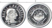 Продать Монеты Либерия 1 доллар 2005 Серебро