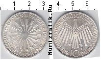Продать Монеты ФРГ 10 марок 1972 Серебро