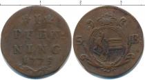 Продать Монеты Зальцбург 1 пфенниг 1775 Медь