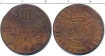 Продать Монеты Мекленбург-Стрелитц 3 пфеннига 1755 Медь