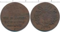 Продать Монеты Мекленбург-Стрелитц 3 пфеннига 1753 Медь