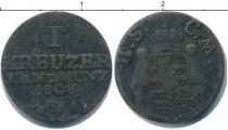 Продать Монеты Саксен-Майнинген 1 крейцер 1808 Медь