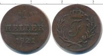 Продать Монеты Саксония 1 хеллер 1820 Медь