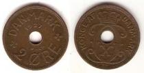 Продать Монеты Дания 2 эре 1927 Бронза