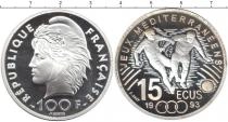 Продать Монеты Франция 15 экю 1993 Серебро