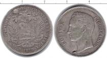 Продать Монеты Венесуэла 1 боливар 1879 Серебро