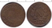 Продать Монеты Франция 5 сентим 1814 Медь