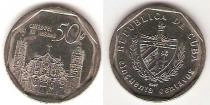 Продать Монеты Куба 50 сентаво 2007 Сталь покрытая никелем