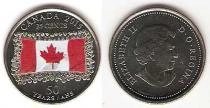 Продать Монеты Канада 25 центов 2015 Никель