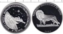 Продать Монеты Конго 10 франков 2002 Серебро