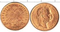 Продать Монеты Венгрия 20 форинтов 1892 Золото