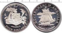 Продать Монеты Ангилья 4 доллара 1970 Серебро