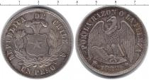 Продать Монеты Чили 1 песо 1882 Серебро