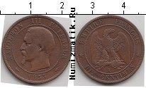 Продать Монеты Франция 10 сантим 1856 Бронза