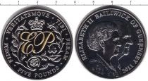 Продать Монеты Гернси 5 фунтов 2011 Медно-никель