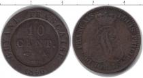 Продать Монеты Французская Гвиана 10 сентим 1846 Медь