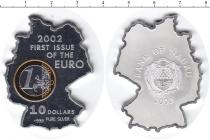 Продать Монеты Науру 10 долларов 2002 Серебро