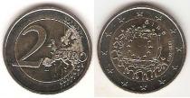 Продать Монеты Ирландия 2 евро 2015 Биметалл