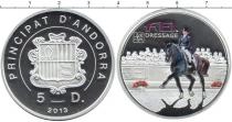 Продать Монеты Андорра 5 динерс 2013 Серебро