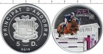 Продать Монеты Андорра 5 динерс 2013 Серебро