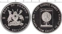 Продать Монеты Уганда 1000 шиллингов 2002 Медно-никель